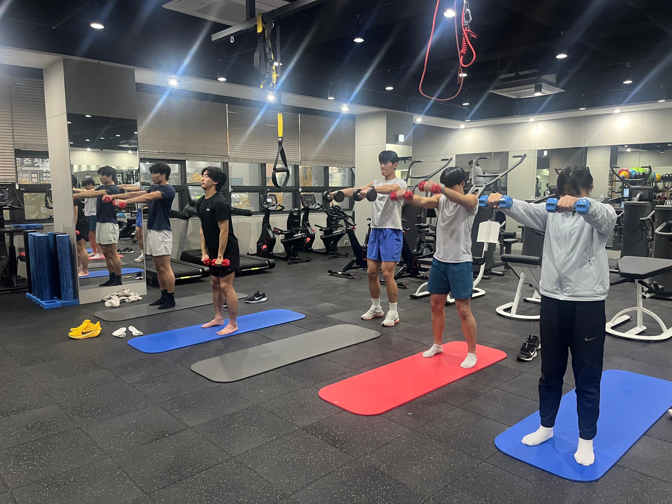 (육상부)경운대학교  케이병원 K-메디핏센터에서 재활치료